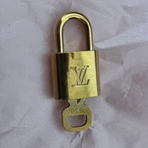 Louis Vuitton lock and key
